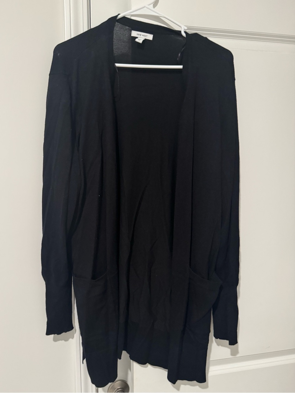 Nine West Open-Front Longline Cardigan